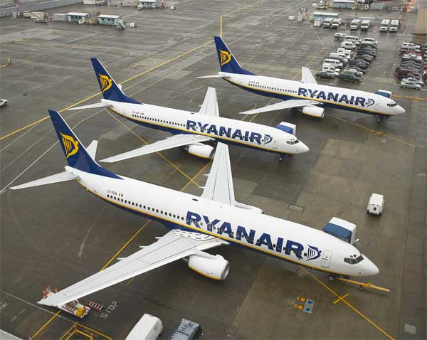 Ryanair announces new Edinburgh to Cornwall route