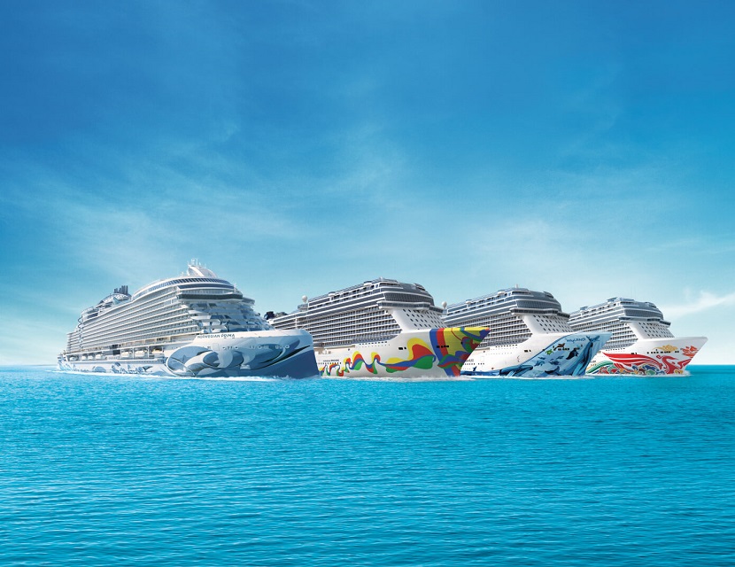NCL 2026 Cruise Schedule Image depicting a luxurious cruise ship from the year 2026