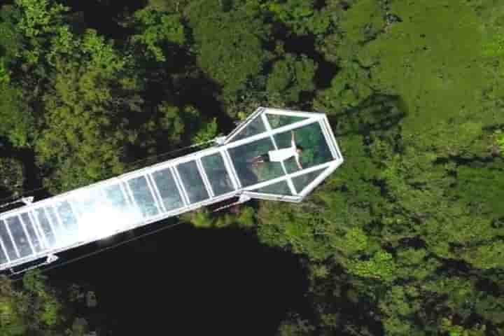 India’s first cantilever glass bridge built in Kerala