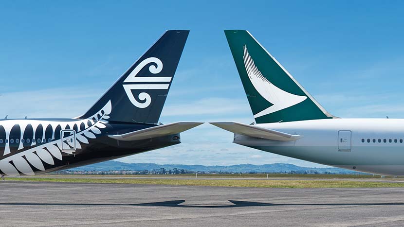 Cathay Pacific and Air New Zealand