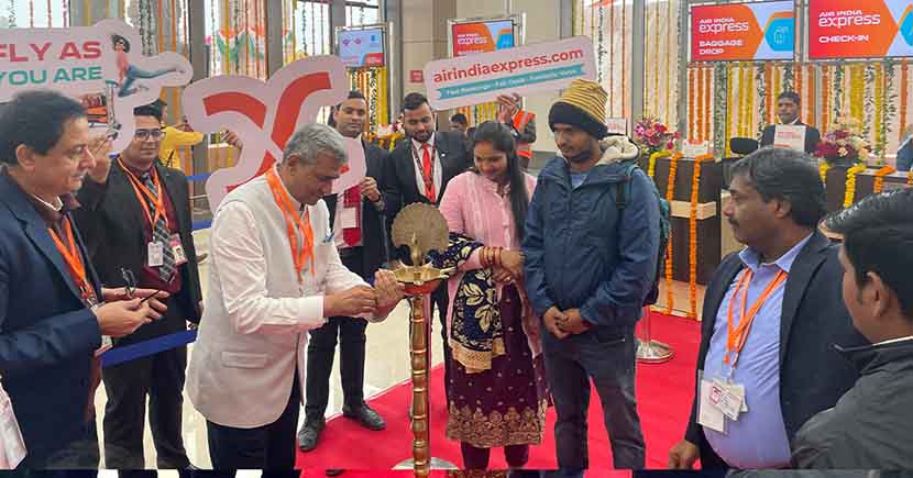 Air India Express flight takes off from Ayodhya for Delhi