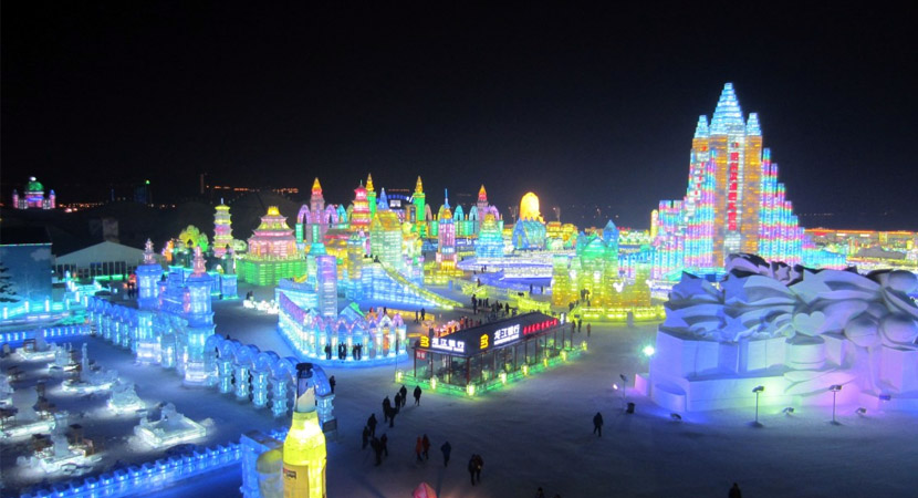Harbin, China, city of ice and snow.