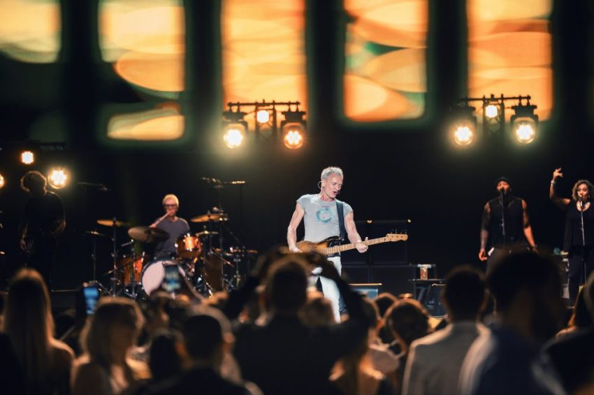 Sting performs at the Atlantis, The Palm Rings at Dubai in New Year’s