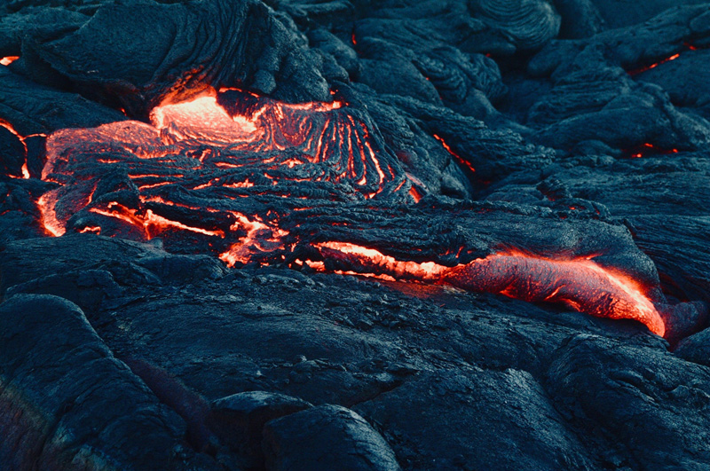 Volcano, lava, Iceland