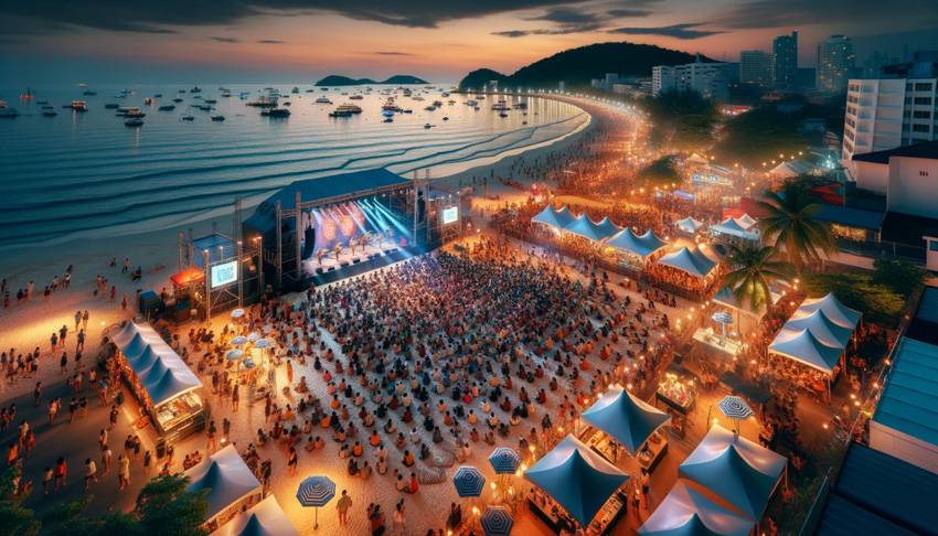 Music, Festival, Tourism, Pattaya, Beach, Culture, Entertainment