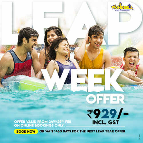 Wonderla's unmissable offer 