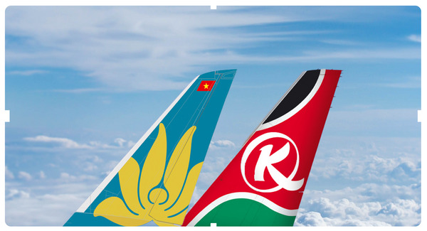 Kenya Airways & Vietnam Airlines 
