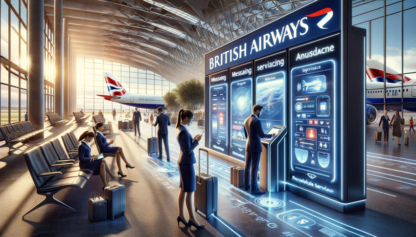 British Airways announces messaging service and tech upgrades to improve flight experiences and customer service, aiming for better personalization and support.