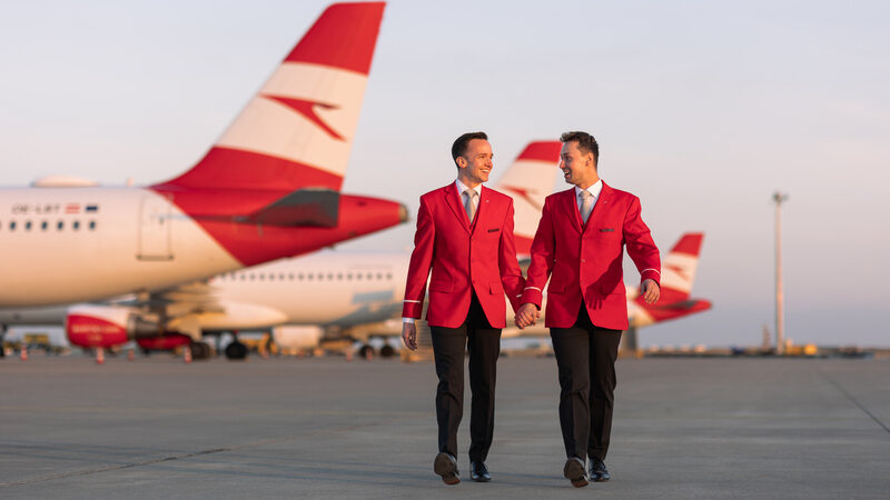Austrian Airlines Unveils Colorful Pride Truck for Vienna Parade Debut