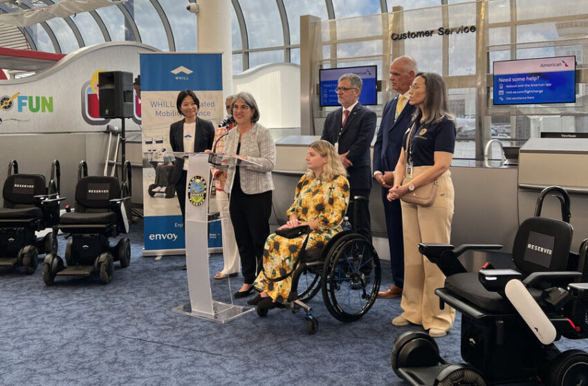 MIA Leads the Way with Autonomous Wheelchairs Unveiled by Miami-Dade Officials and American Airlines