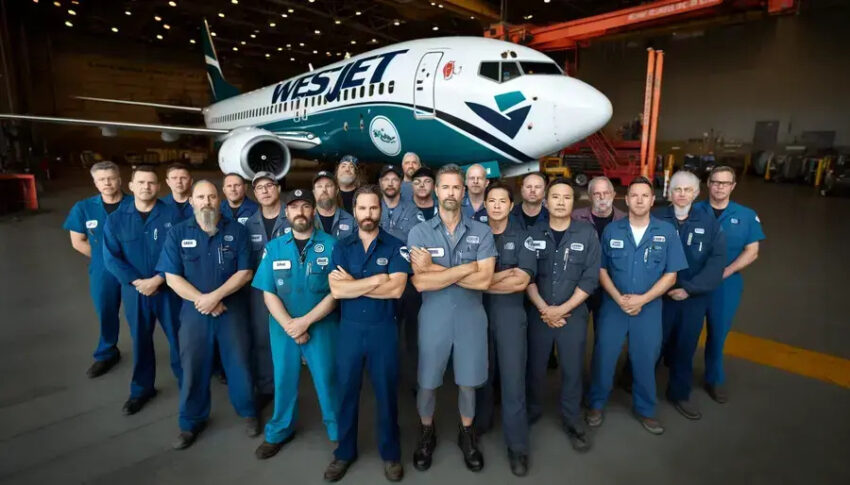 WestJet Maintenance Engineers Reject Tentative Agreement in AMFA Vote