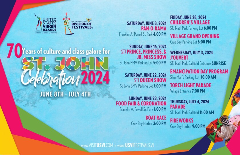 U.S. Virgin Islands Announce Exciting Festival Plans for 2024 St. John Celebration