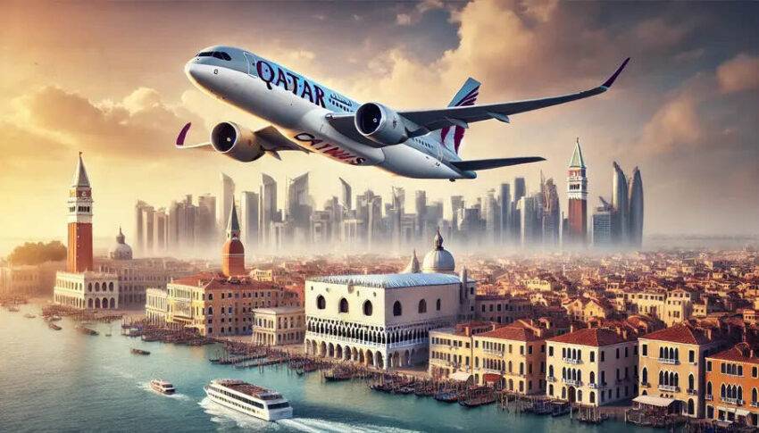 Qatar Airways Continue with Doha-Venice Flights After Four Years
