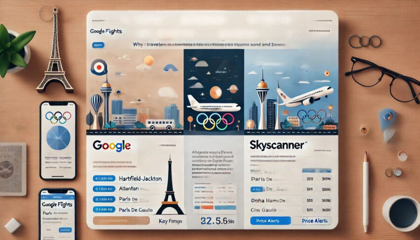 International travelers are preferring to book with Google Flights for Paris Olympics Travel over Expedia and Skyscanner: Why