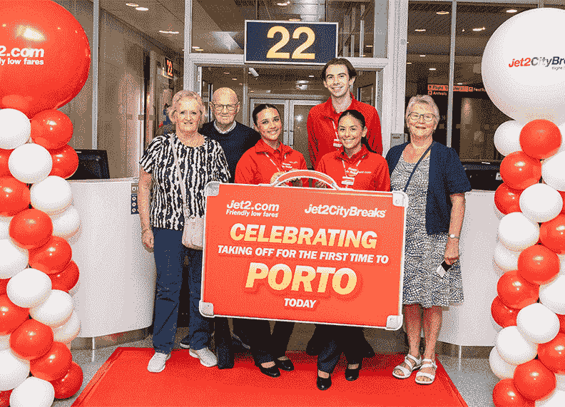 Jet2.com Debuts First Flight to Porto from Manchester, Ushering in New Summer Destination