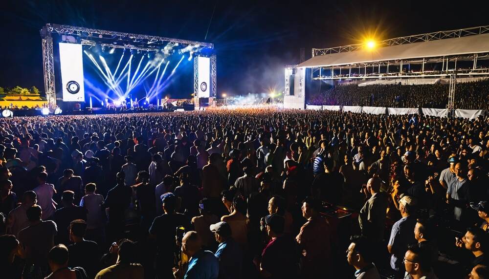 Vibrant beach party at Aruba Concerts 2025