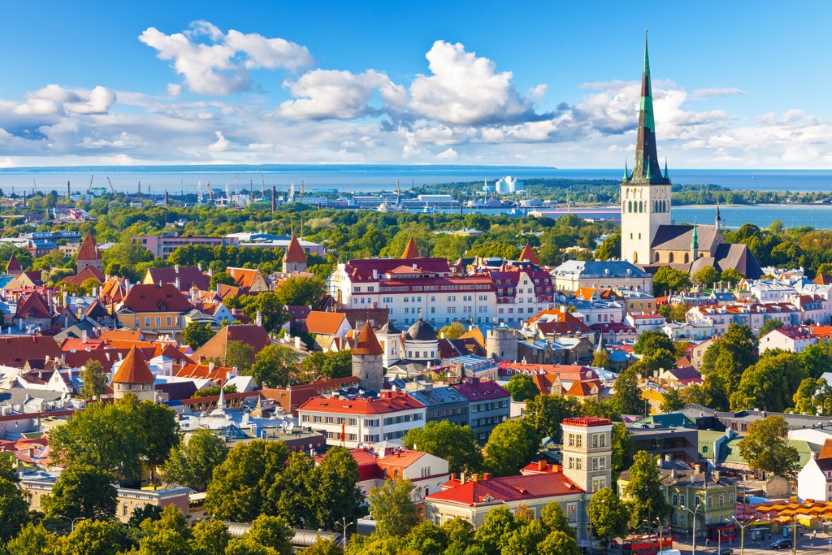 Estonia-talin-aerial - travel and tour world Estonia