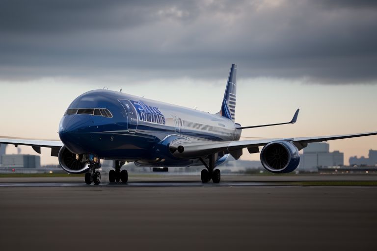 prompt=JetBlue, sharp focus, depth of field, 8k photo, HDR, professional lighting, taken with Canon EOS R5, 75mm lens negativePrompt=worst quality, bad lighting, cropped, blurry, low-quality, deformed, text, poorly drawn, bad art, bad angle, boring, low-resolution, worst quality, bad composition, terrible lighting, bad anatomy guidanceScale=7 seed=692757232