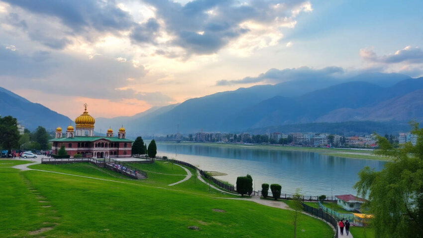 Srinagar India Transforms Into A Floral Paradise As Badam Vaer Blooms With Almond Trees And Lavish Lavender Gardens Welcoming Spring