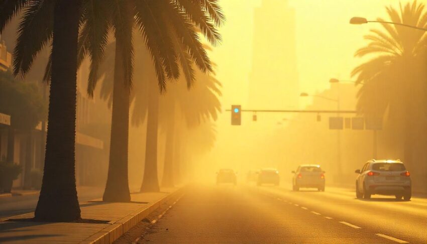 UAE Faces Dust Storm Emergency with Visibility Under 2000m and Strong Winds up to 50 kmh through Tuesday