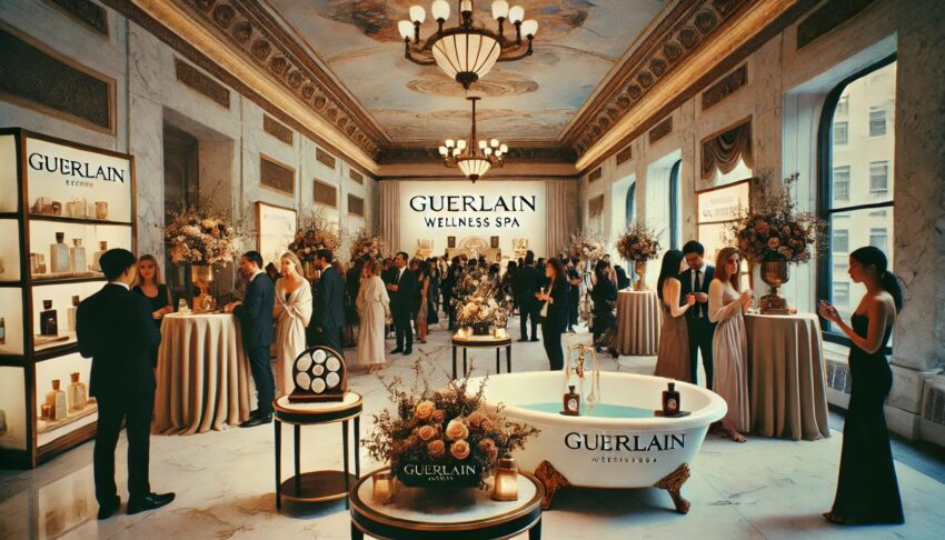 Dalle 2025-04-11 192637 - acara pembukaan kembali yang mewah di waldorf astoria new york merayakan kembalinya spa kesehatan guerlain dan menandai era baru perjalanan mewah - dunia perjalanan dan tur