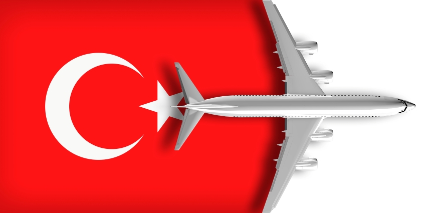 3d-flag-turkey-with-airplane-flying-it - travel and tour world