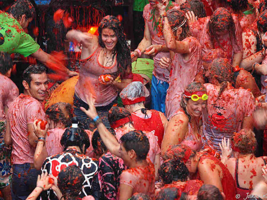 La tomatina festival