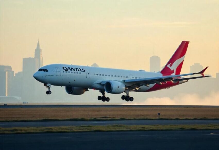 Qantas dan Hawaiian, perjalanan AS,