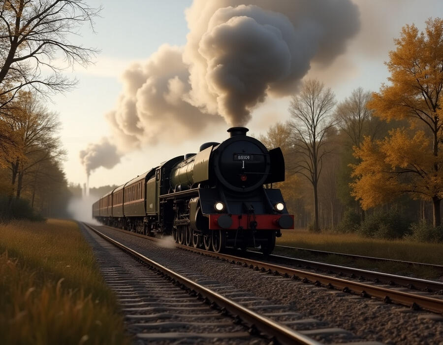 Reino Unido reavita la existencia de oro del ferrocarril con un poderoso delirio de vapor a lo espacioso de la asombrosa ruta de Bletchley a Bicester posteriormente de casi sesenta primaveras