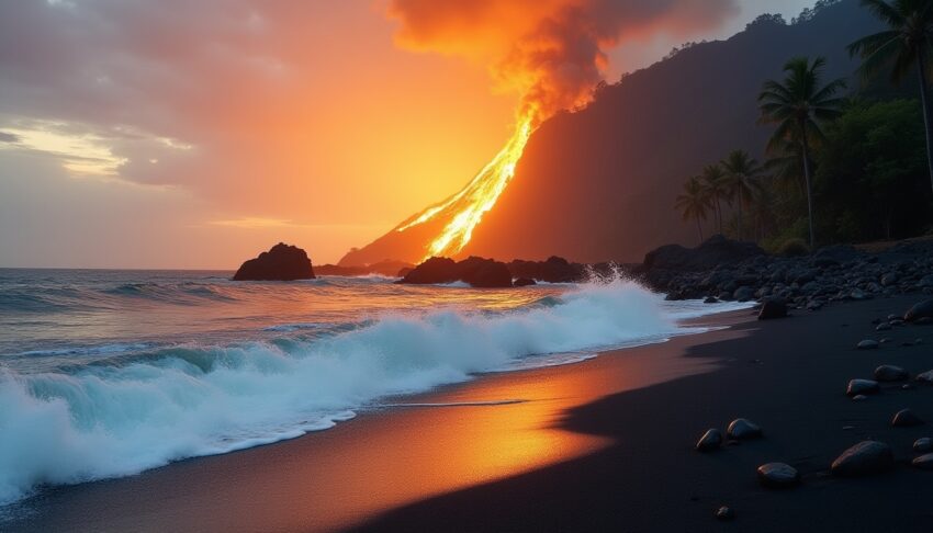 Volcano eruption k - travel and tour world