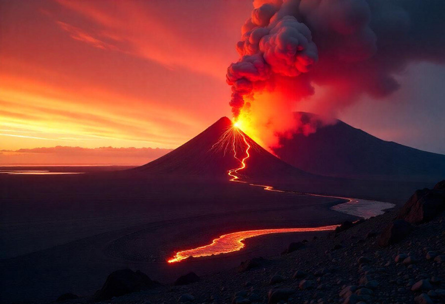 马来西亚旅游者在印度尼西亚山林贾尼山（Mount Rinjani）上的火山道上驶向火山途径后住院