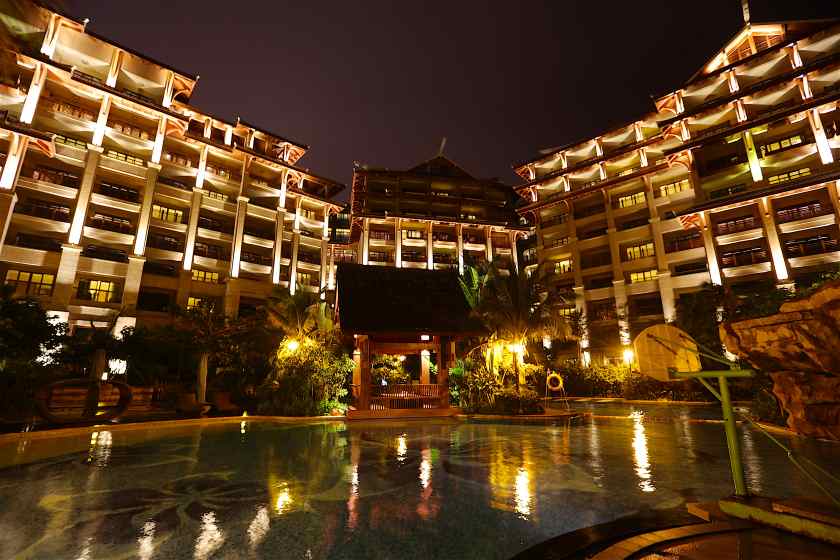 Low-angle-view-illuminated-building-against-sky-night - travel and tour world