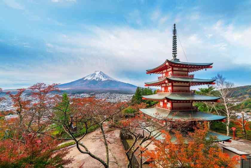 Mount-fuji-chureito-pagoda-autumn-japan - travel and tour world