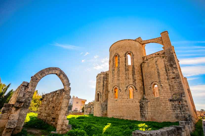 Saint-george-cathedral-ruined-facade-famagusta-north-cyprus - travel and tour world