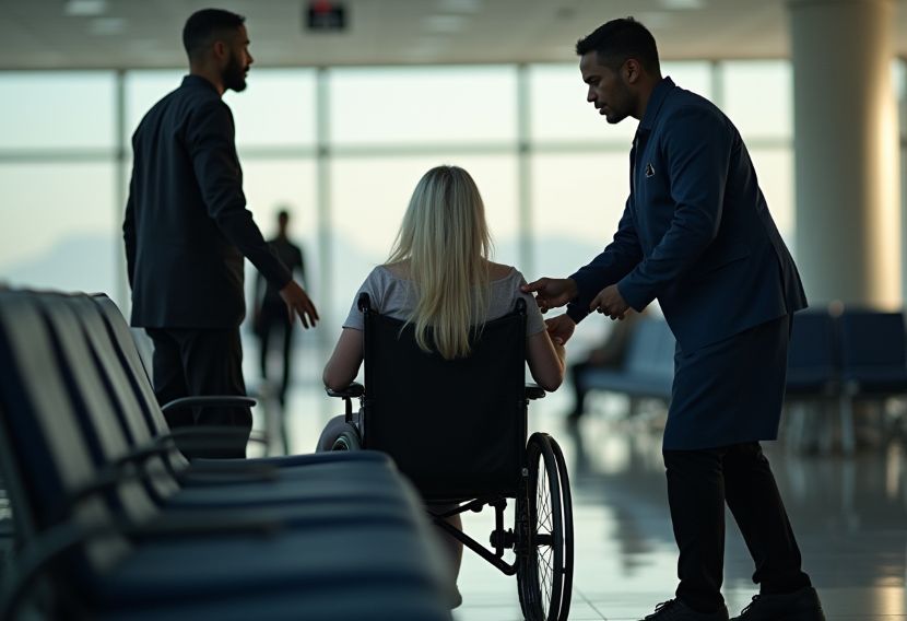 Airline staff struggling to assist disabled passengers - travel and tour world Airline staff struggling to assist disabled passengers