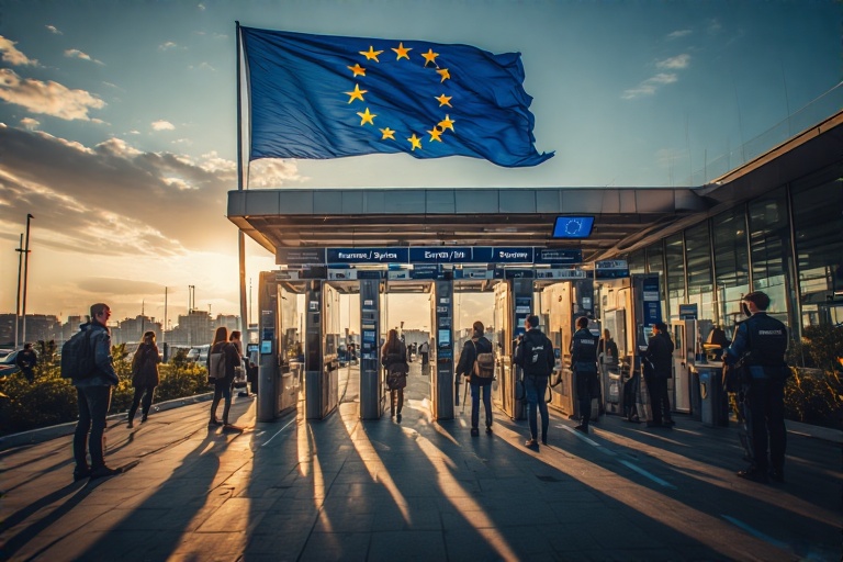 Ees - travel and tour world France, germany, italy, netherlands, poland, portugal, spain, and bulgaria, european countries, digital fingerprint, facial scans,