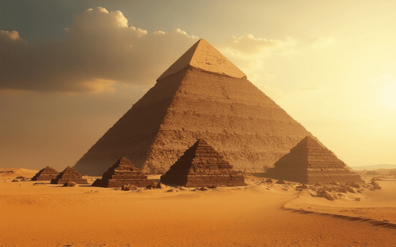 Eco-friendly lighting pyramid of - recreation and circuit world Pyramids of giza utilizing led