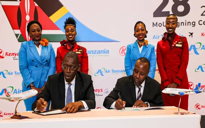 Kenya and Tanzania Airlines MOU - The world of travel and tours Kenya Airlines and Air Tanzania