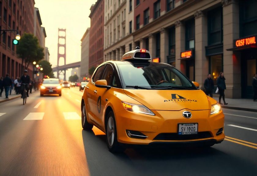 Taksi self driving - dunia perjalanan dan wisata