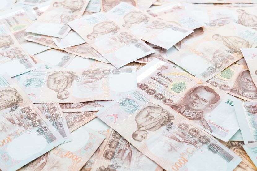 A graphic depicting a palatable currency, which shows its recent decline amid the boundary tensions between Thailand and Cambodia, which affects tourism and regional stability