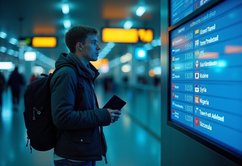 Travel warnings for 30 1 countries what visitors request to cognize earlier booking - recreation and circuit world