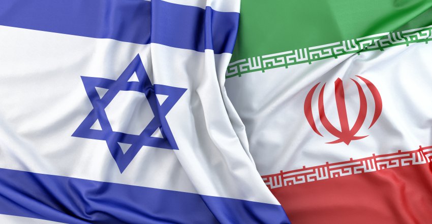 Flags-israel-iran-3d-rendering - recreation and circuit world
