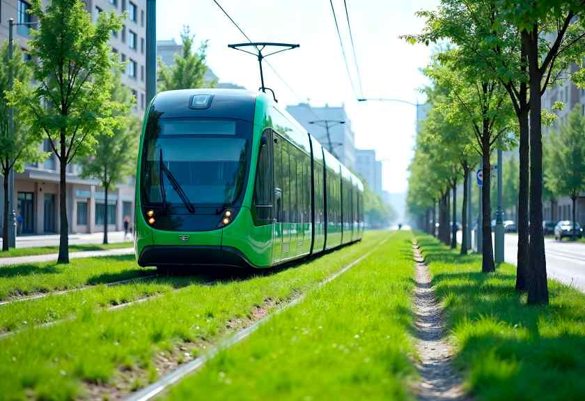 Green-city-tram - travel and tour world