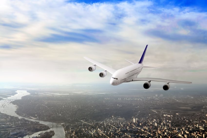 Modern-airplane-sky-near-airport-approach - travel and tour world