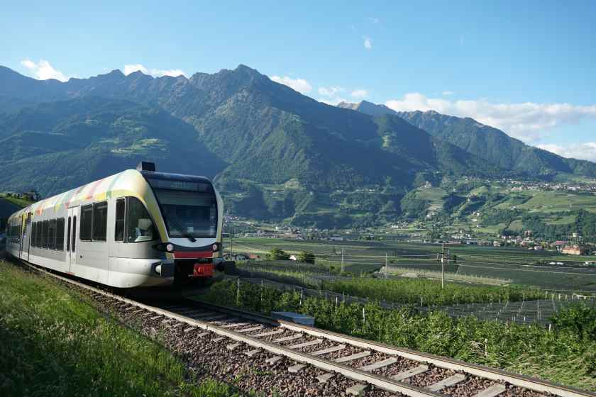 Train-running-val-venosta-valley-route - travel and tour world
