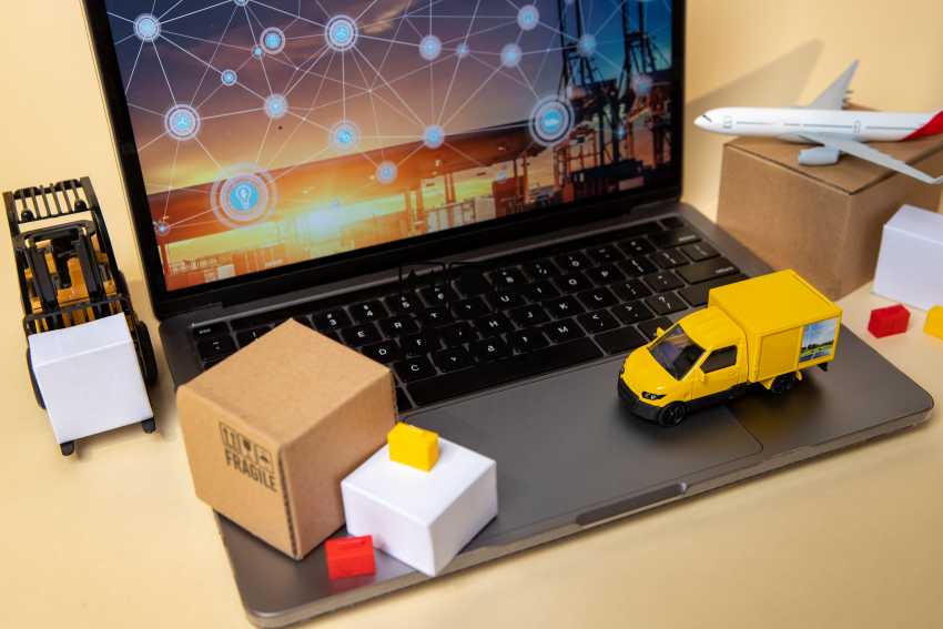 Vehicles-laptop-supply-chain-representation - travel and tour world