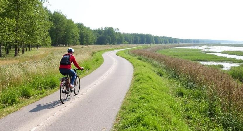 Romania Made Their First Bicycle Path Built on its River Dikes Set to Boost Eco-Tourism and Flood Defense