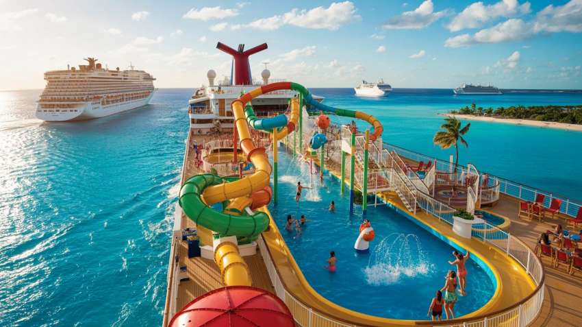 Discover how the carnival festivale is poised to revolutionize family vacations at sea offering unmatched amenities and the largest water park on a cruise ship - travel and tour world