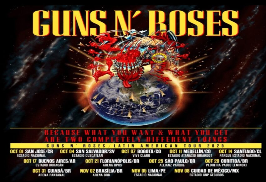 Guns n roses latin america event - travel and tour world