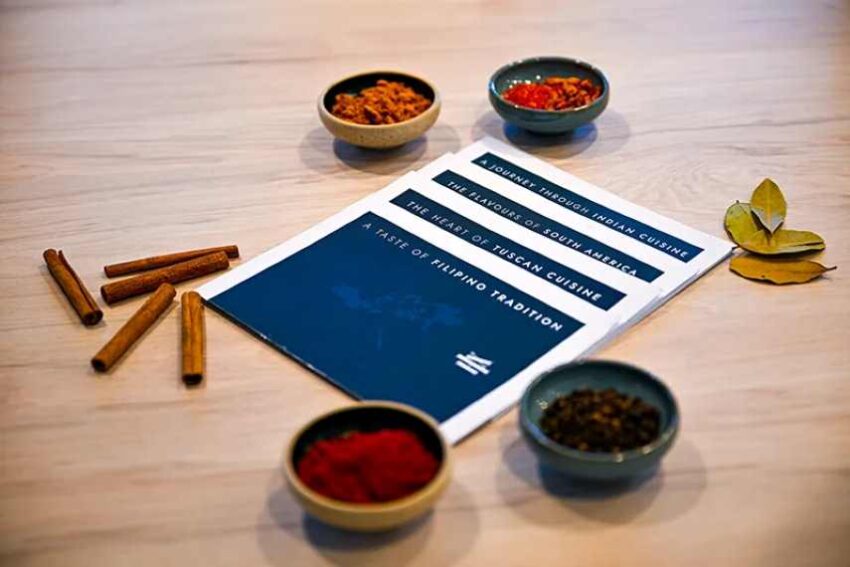 Hx expeditions new themed menus - travel and tour world